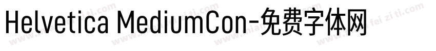 Helvetica MediumCon字体转换
